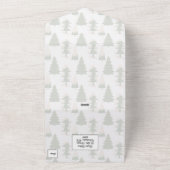 Invitation Tout En Un Arbres naturels extérieurs verdoyants hiver (Dehors)