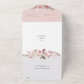 Invitation Tout En Un ArtsApp Elegant Roses Roses Roses Roses Roses Rose (Dehors)