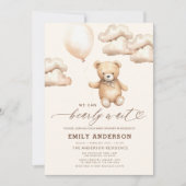Invitation Tout en un attente rapide Baby shower neutre pour  (Devant)