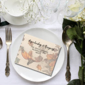 Invitation Tout En Un Automne Automne Citrouille Harvest Aquarelle QR Co