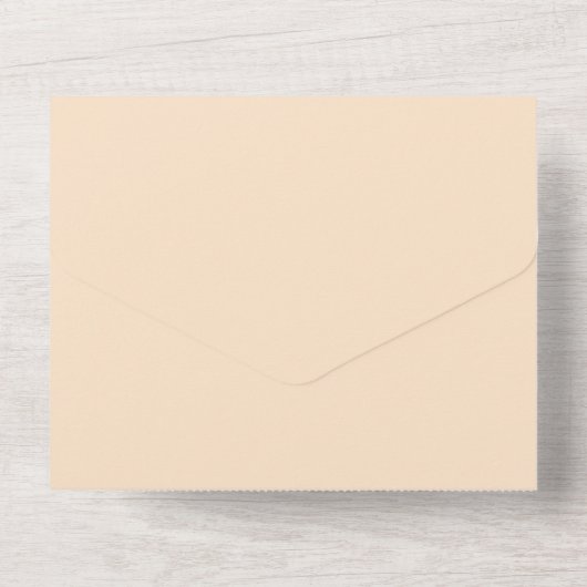 Invitation Tout En Un Automne Citrouille Mariage botanique (Verso)