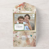 Invitation Tout En Un Automne Neutre Toné Élégant thème (Dehors)