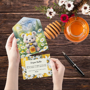 Invitation Tout En Un Baby shower de printemps du jardin d'hiver de l'ou