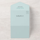 Invitation Tout En Un Baby shower Dragon mou (Dehors)