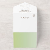 Invitation Tout En Un Baby shower, Paci Bunny (Dehors)