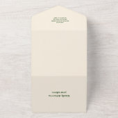 Invitation Tout En Un Baby shower sous-marin d'aquarelle enchanteur (Dehors)