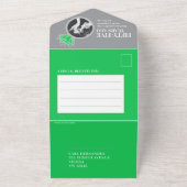 Invitation Tout En Un Bague d'éternité en émeraude pour les 55 ans de ma (Dehors)