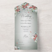 Invitation Tout En Un Baies sèches d'hiver rustiques traditionnelles Pas (À l'intérieur)