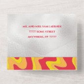 Invitation Tout En Un Barre Bat mitzvah tout en une Parties scintillant (Verso)