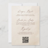 Invitation Tout en un Bearly Wait Blue Boy Baby shower (Dos)