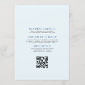 Invitation Tout en Un Bébé Splash Bash Baby Shower (Dos)