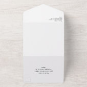 Invitation Tout En Un Black White King Pièces d'échecs Mariage gay (Dehors)