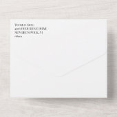 Invitation Tout En Un Black White King Pièces d'échecs Mariage gay (Verso)