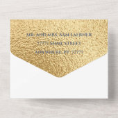 Invitation Tout En Un BM Bar Bat mitzvah Blues Silvers (Verso)