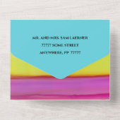 Invitation Tout En Un BM Bar Bat mitzvah Confetti Tallit (Verso)