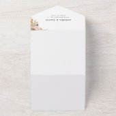 Invitation Tout En Un Boho Arch Photo Pampas Grass Floral Mariage été (Dehors)