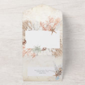 Invitation Tout En Un Boho Cream Beach Dîner Rustique (Dehors)