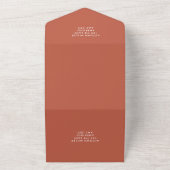 Invitation Tout En Un Boho Mounts & Forest Retro (Dehors)