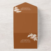 Invitation Tout En Un Boho Pampas Grass Terracotta Tout En Un Mariage (Dehors)