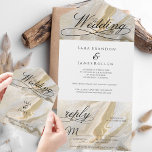 Invitation Tout En Un Boho Romantic Calligraphie Le Mariage<br><div class="desc">Élevez votre journée spéciale avec notre "Boho Romantic Calligraphy The Mariage All-in-One Invitation". Cette invitation enchanteresse allie charme bohème et élégance romantique, avec une calligraphie exquise et un design tout-en-un sans soudure. Parfait pour donner le ton à un mariage aussi unique et beau que votre histoire d'amour. Faites votre première...</div>