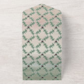 Invitation Tout En Un Bourgogne Baie Houx Pin Noël (Dehors)