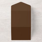 Invitation Tout En Un Brown #4D2A10, Crocodile (Dehors)