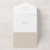 Invitation Tout En Un Brunch Neutral Boho Baby (Dehors)