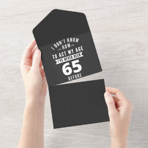 Invitation Tout En Un Cadeau 65 Ans Idées Cadeaux Anniversaire 65 Ans