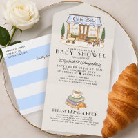 Café Bébé Garçon Baby Shower Parisien