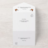 Invitation Tout En Un Cala Lily & Marigolds All in One Mariage mexicain (Dehors)