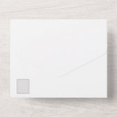 Invitation Tout En Un Carton d'invitation déchirable aux citrons peints (Verso)