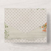 Invitation Tout En Un Célébration de la récolte d'automne (Verso)