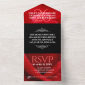 Invitation Tout En Un Célébration élégante du 26e anniversaire de mariag (À l'intérieur)