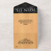 Invitation Tout En Un Célébration élégante du 5ème anniversaire de maria (Dehors)