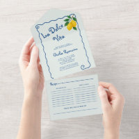 Châssis citron bleu Whimy La Dolce Vita Fête des m