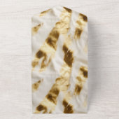 Invitation Tout En Un Chic Gold White Cowhide (Dehors)