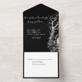 Invitation Tout En Un Cimetière Nevermore (À l'intérieur)