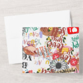 Invitation Tout En Un Citation Positif Motivant – Kawaii  (Verso)