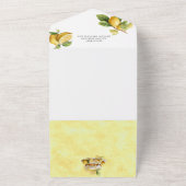 Invitation Tout En Un Citron | Agrumes | FÊTE DES MARIÉES (Dehors)