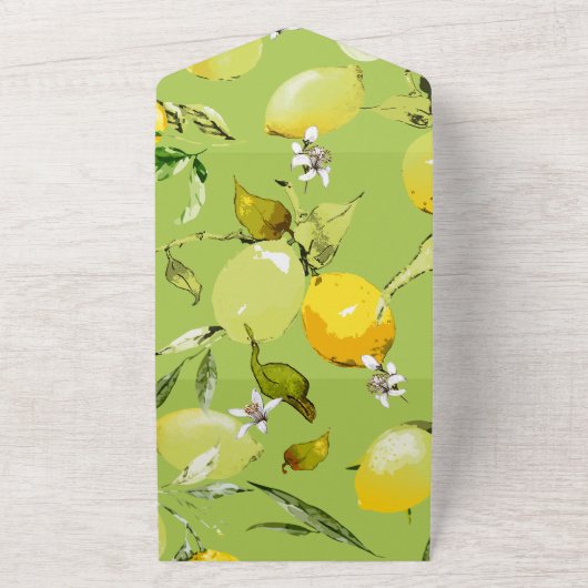 Invitation Tout En Un citrons aquarelle 23 (Dehors)