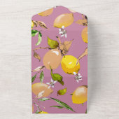 Invitation Tout En Un citrons aquarelle 24 (Dehors)