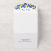 Invitation Tout En Un Citrons méditerranéens-Mariages (Dehors)