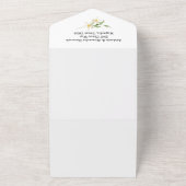 Invitation Tout En Un Citrus méditerranéen Mariage (Dehors)