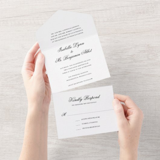 Invitation Tout En Un Classique classique classique classique classique (Déchirure)