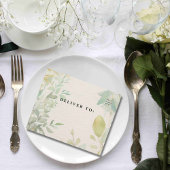 Invitation Tout En Un Code QR botanique Eucalyptus vert crème