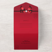 Invitation Tout En Un Code QR féminin sophistiqué 30e anniversaire (Dehors)