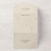 Invitation Tout En Un Code QR Ghoulish & Gothique Halloween (Dehors)