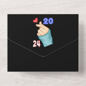 Invitation Tout En Un Cœur coréen 2024 (Verso)