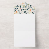 Invitation Tout En Un Conception de fleurs - Création de votre propre in (À l'intérieur)