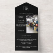 Invitation Tout En Un Conception d'événements professionnels modernes et (À l'intérieur)